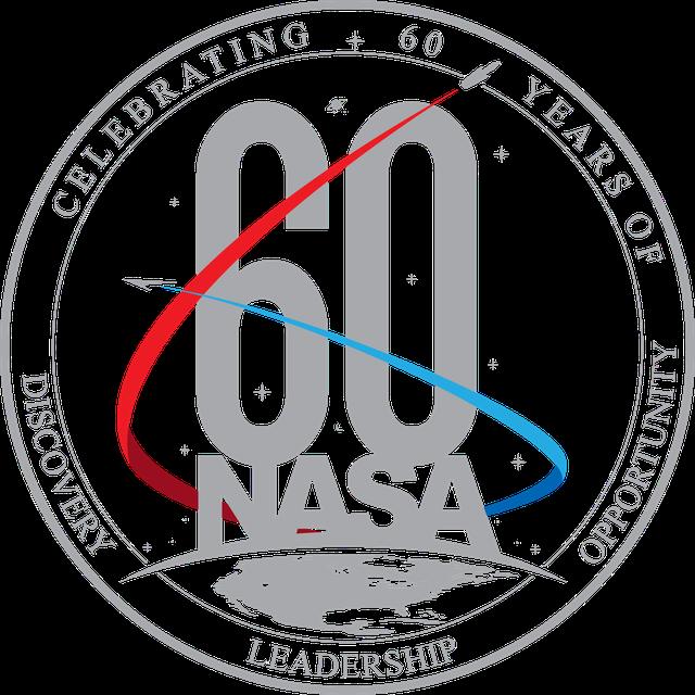 NASA image: NASA 60th_SEAL_SILVER_300DPI